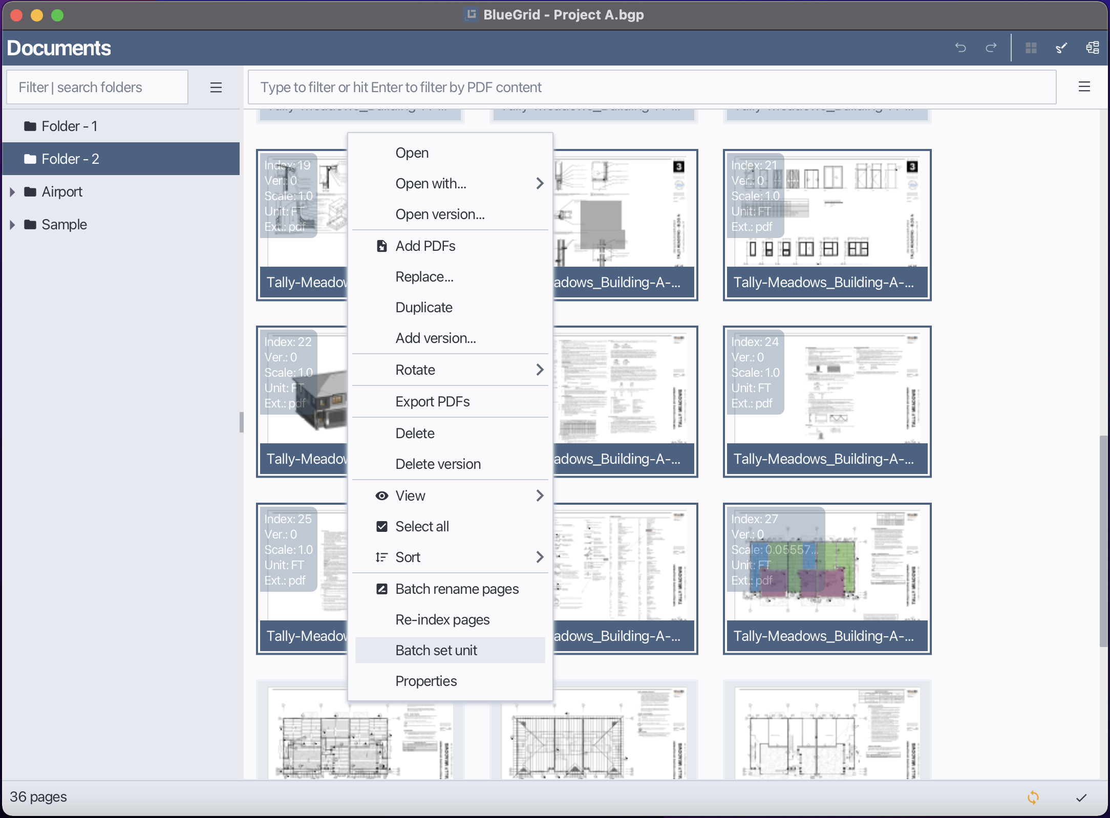 Set unit to multiple pages