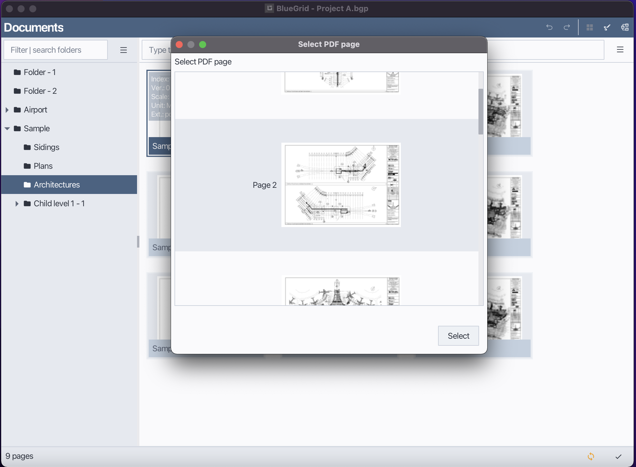 Select page to replace with